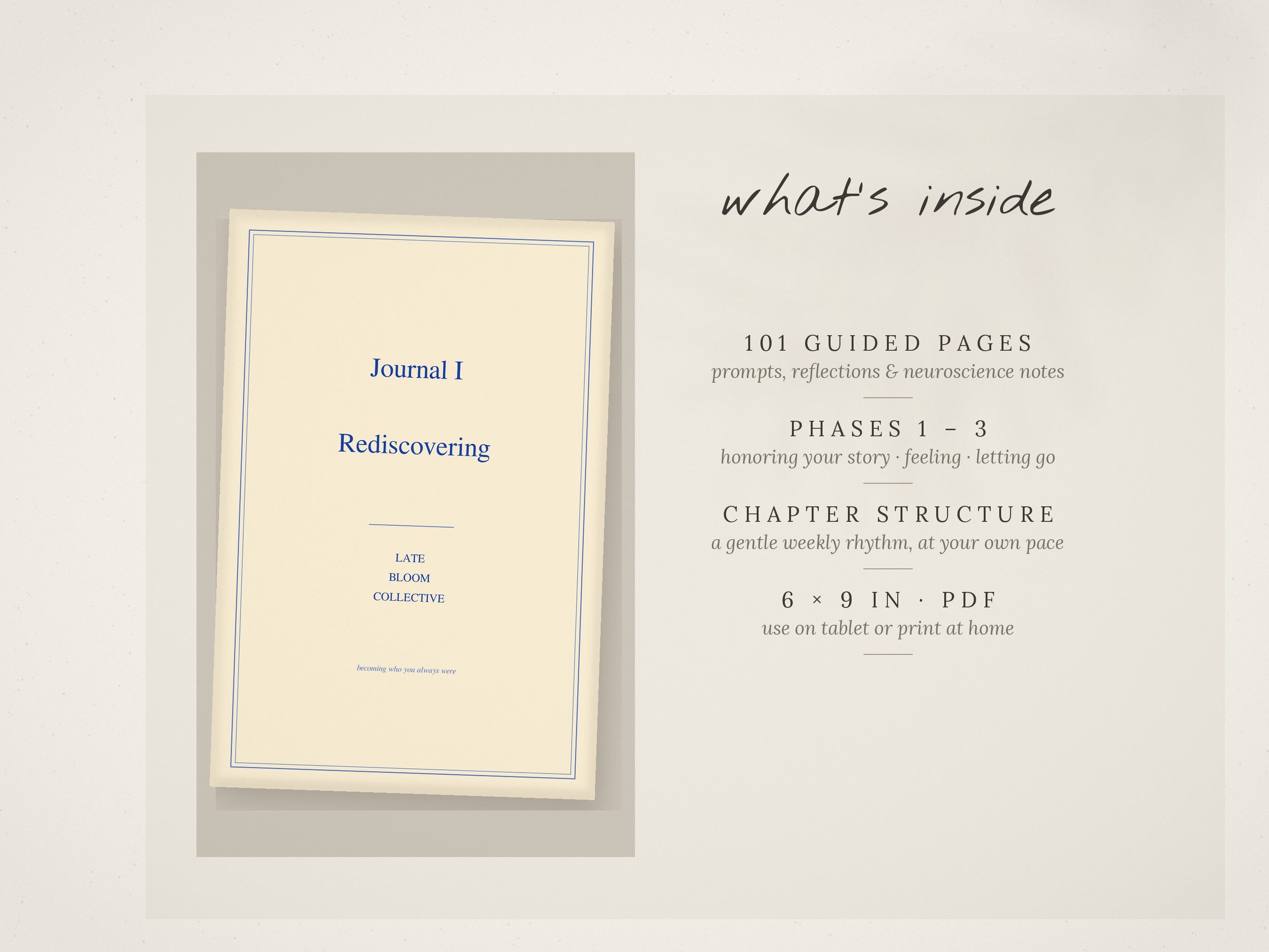 Journal I : Rediscovering (Digital Version)