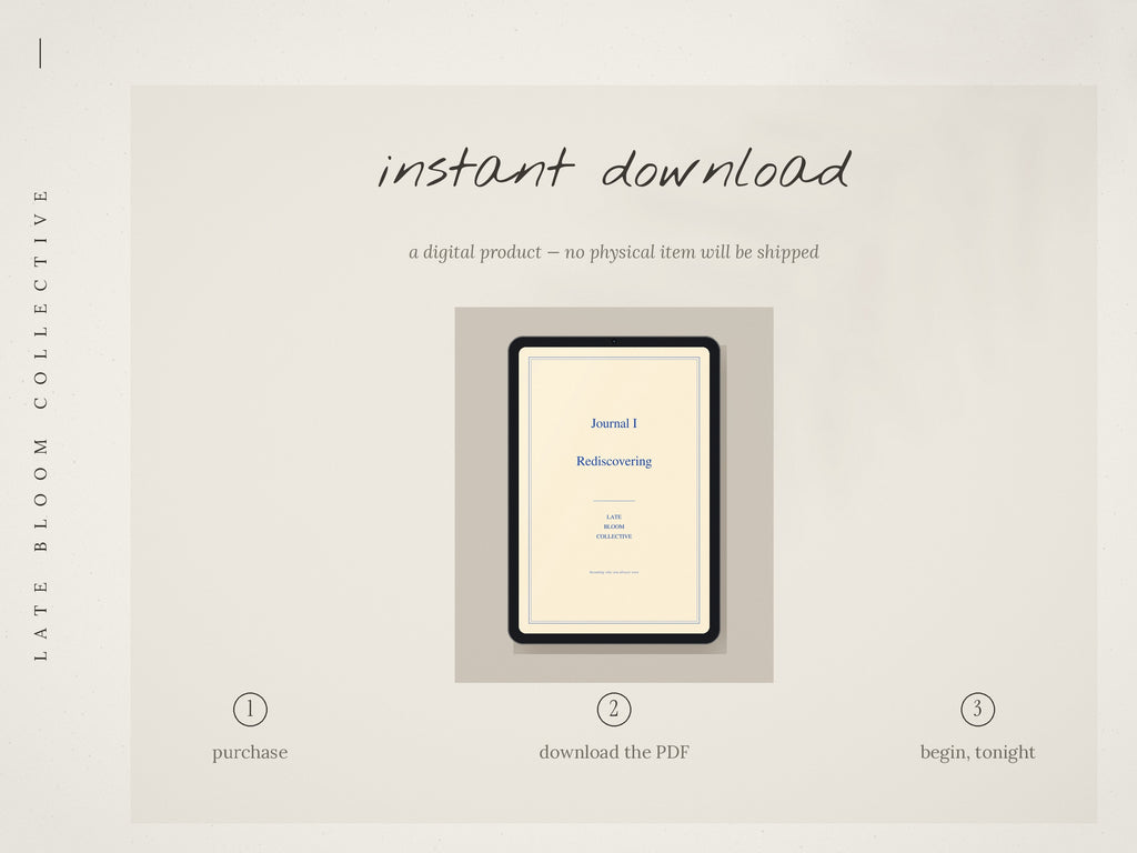 Journal I : Rediscovering (Digital Version)
